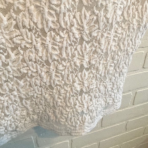 Joseph Ribkoff Y2K Bustier Sheer Tank top Lace Mesh Stretch Romantic White 16 - Picture 5 of 8